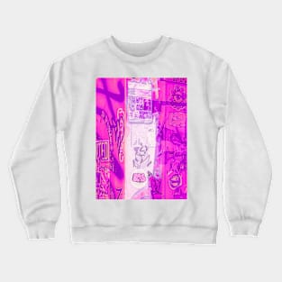 Urban Graffiti Sticker NYC Street Art Crewneck Sweatshirt